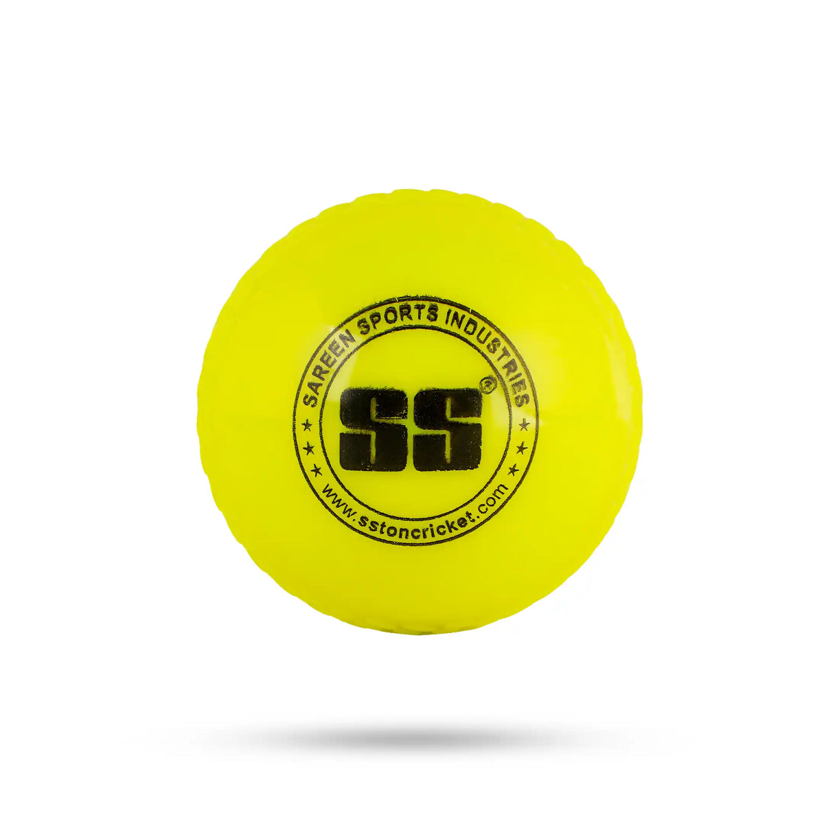 SS Wind Heavy Rubber Cricket Ball yellow weight 90 grams