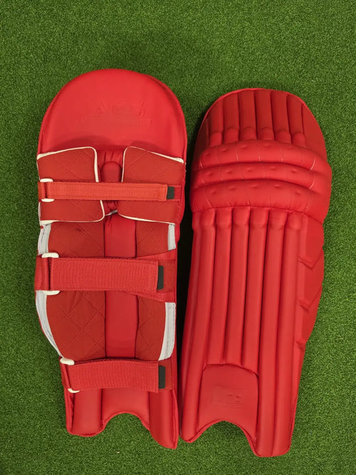 ACS Player Edition Leg Guard Batting Pads – Red - Avaiable for RHB & LHB