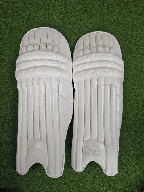 ACS Player Edition Leg Guard Batting Pads - White - Avaiable for RHB & LHB