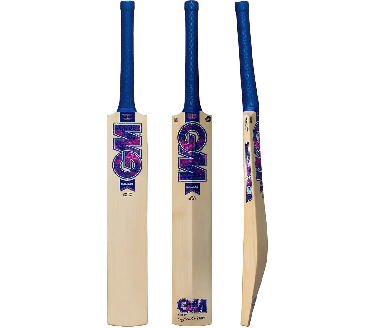GM Galaxy Signature English Willow Bat -SH (2026-2027) (Grade 2) (Semi Oval Handle)
