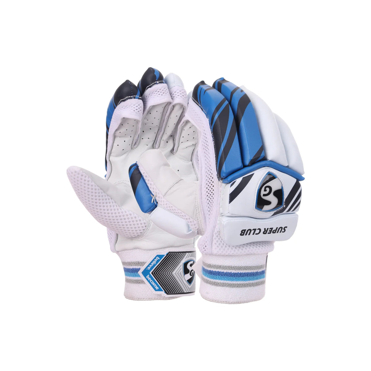 SG Super League left hand batting gloves multi view presentation Alberta Cricket Store