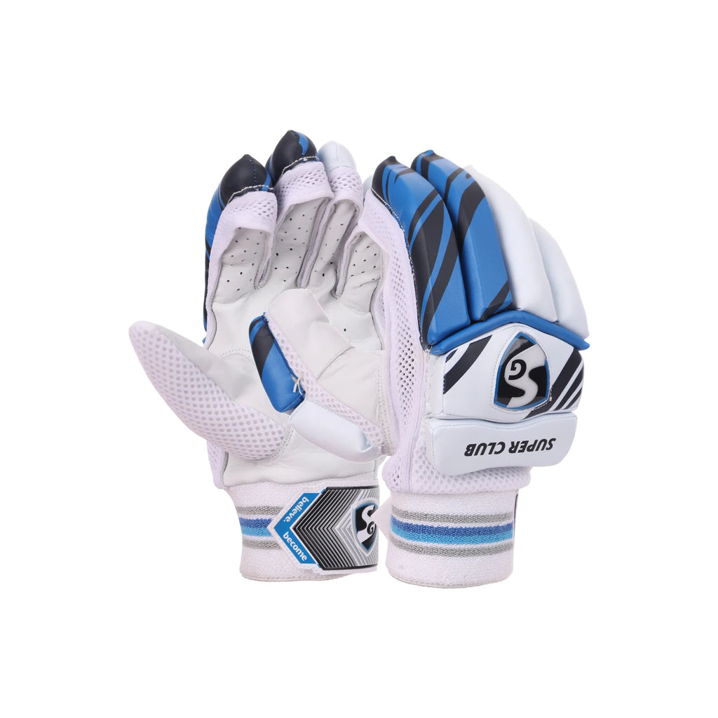 SG Super League left hand batting gloves multi view presentation Alberta Cricket Store