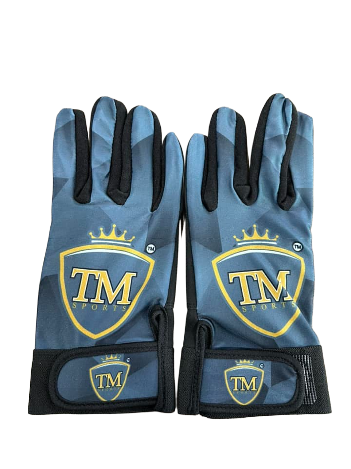 TM Tape Ball Cricket Batting Gloves - Red.