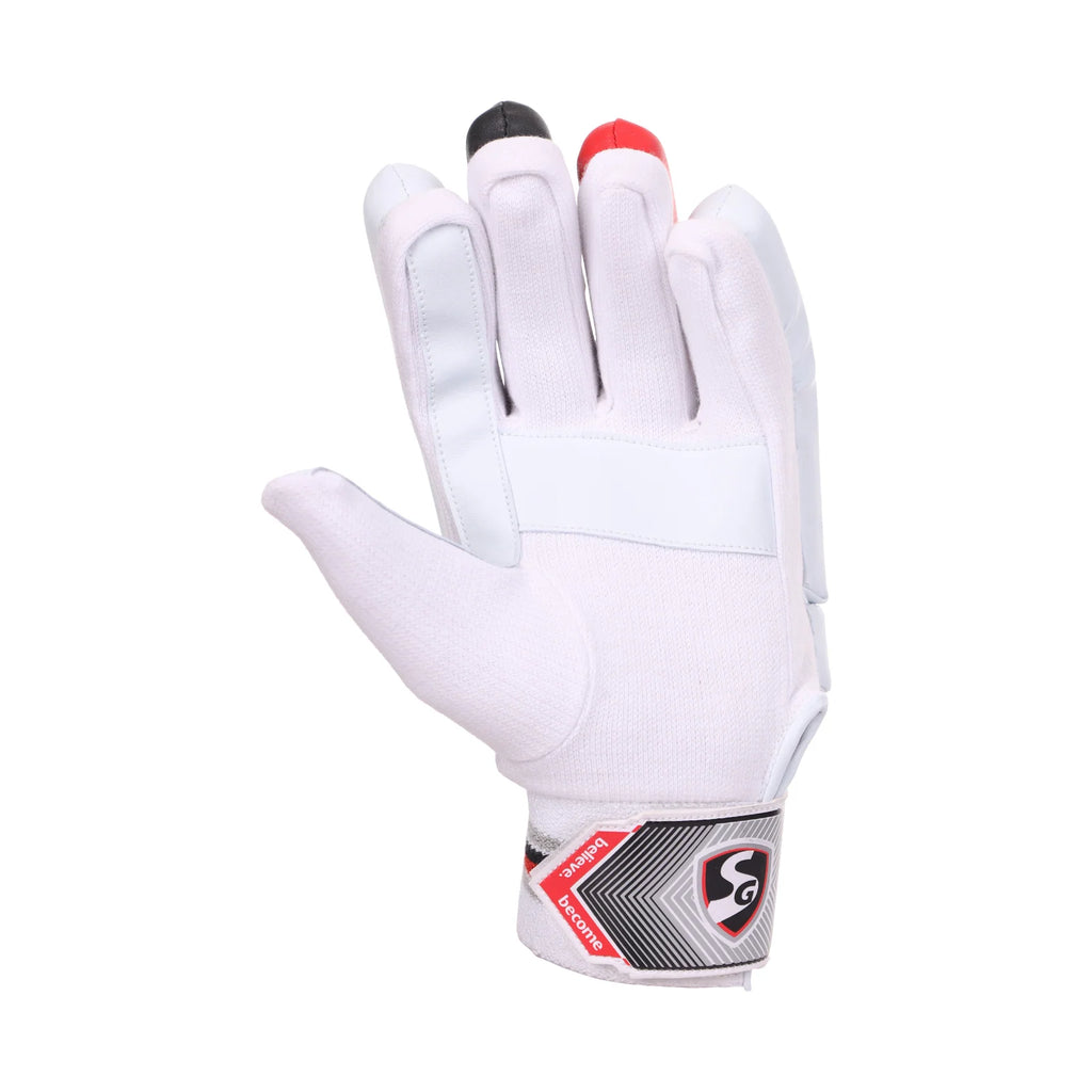 G Blaze Lite junior cricket batting gloves palm view leather Alberta Cricket Store