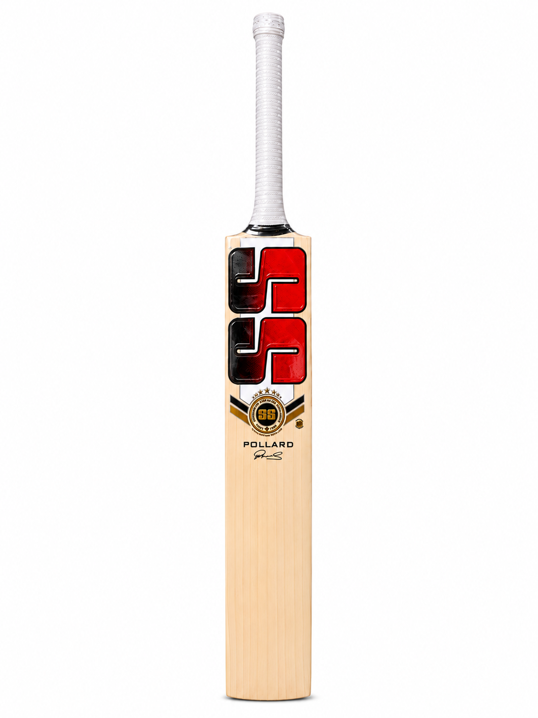 SS Dre Russ 1.0 English Willow Cricket Bat Premium Front Profile at Alberta Cricket Store Canada