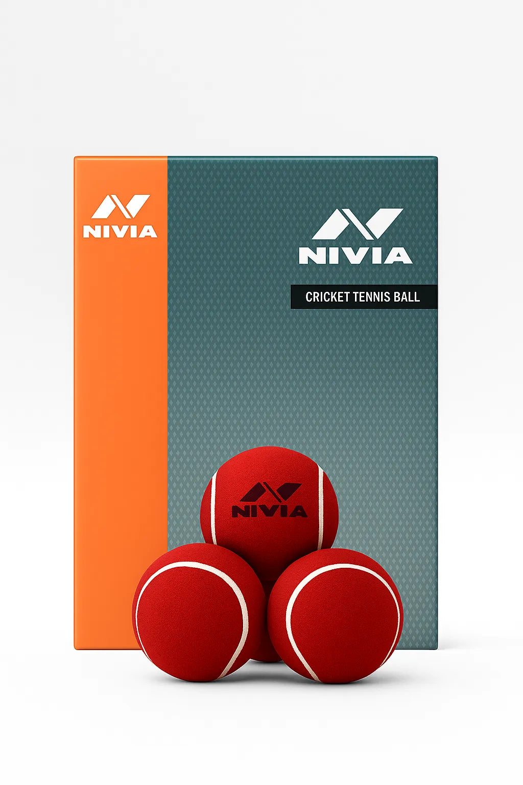 Nivia Tennis Ball (Red) heavy 126 grams - 12 Ball Pack