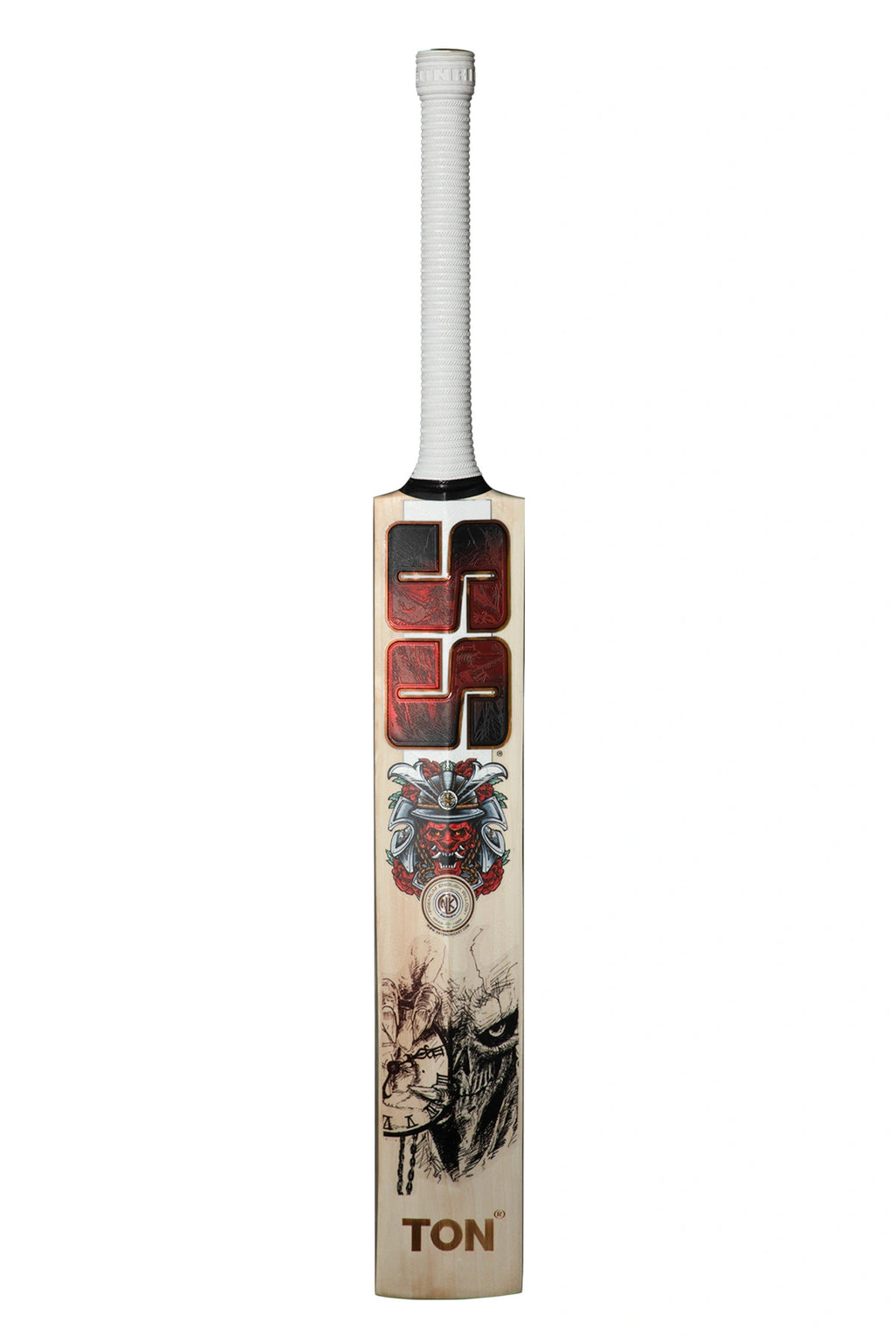 SS Devils Red English Willow cricket bat back view Alberta Cricket Store