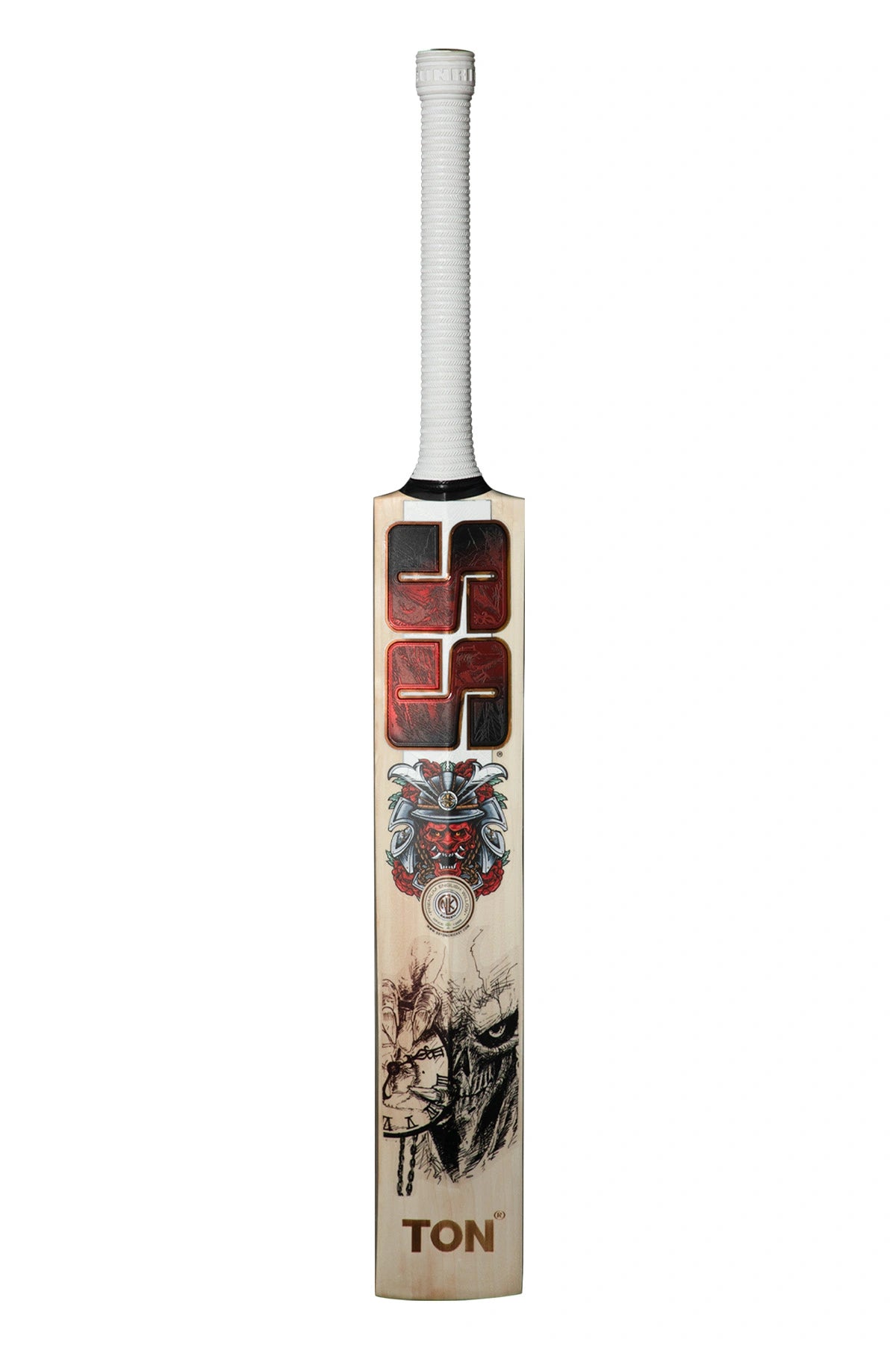 SS Devils Red English Willow cricket bat back view Alberta Cricket Store