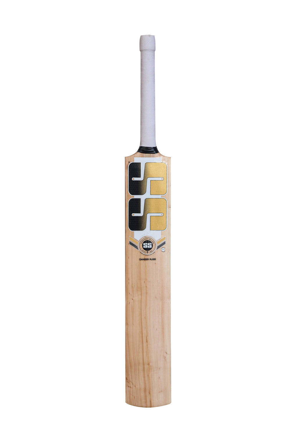 SS DRE RUSS jumbo Kashmir Willow Cricket Scoop Bat  -SH + EXTRA GRIP + FREE GIFT NIVIA Heavy Red Tennis Ball (Box of 12)