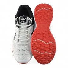 New Balance CK 4020 k4 Rubber Cricket Shoes - White/Red 2026