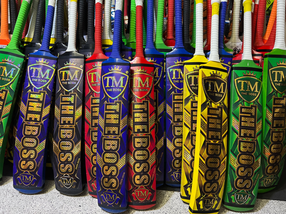 TM The Boss Tape Ball Cricket Bat