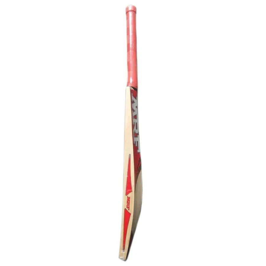 MRF Typhoon Kashmir Willow Cricket Bat-SH  +  EXTRA GRIP + FREE GIFT NIVIA Heavy Red Tennis Ball (Box of 12)