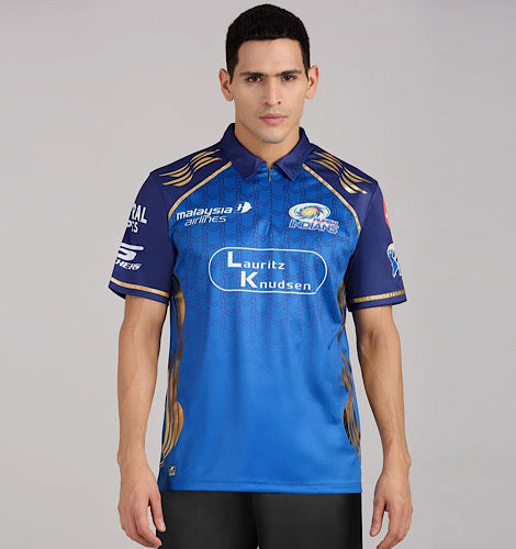 Official Mumbai Indians 2026 IPL men's cricket jersey, available at albertacricketstore.com.