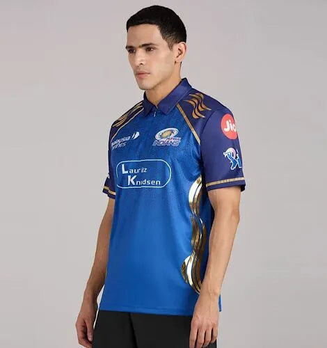 Mumbai Indians 2026 IPL men's cricket jersey, available at albertacricketstore.com.