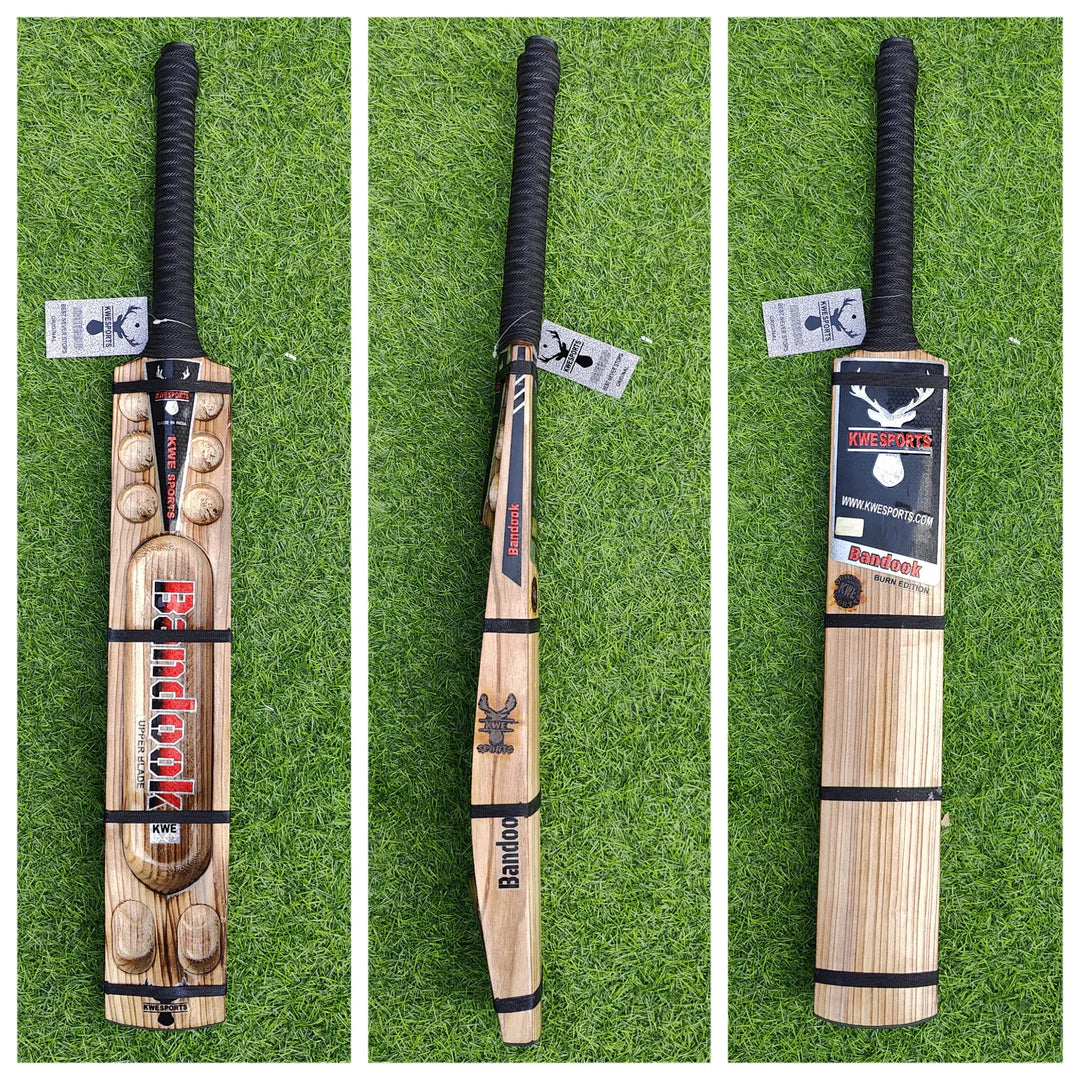 BANDOOK UPPER BLADE PLAYERS EDITION BAT  + EXTRA GRIP + FREE GIFT NIVIA Heavy Red Tennis Ball (Box of 12)