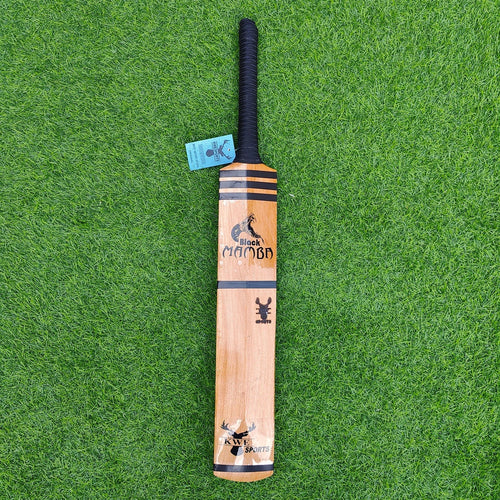 BANDOOK BLACK MAMBA CRICKET BAT size 34 inch    + EXTRA GRIP + FREE GIFT NIVIA Heavy Red Tennis Ball (Box of 12)