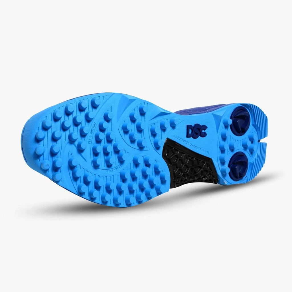 DSC Jaffa 22 Cricket Shoes White Navy Blue online promotion