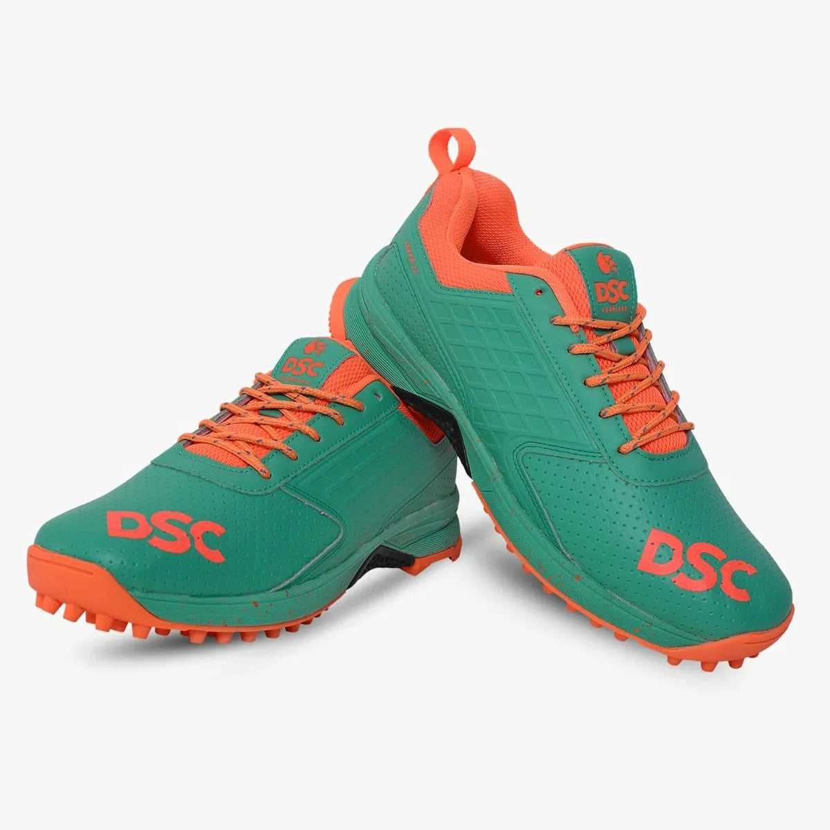 DSC Jaffa 22 Cricket Shoes Green/Orange - + (Right or Left Hand) - or choose another (select one only)