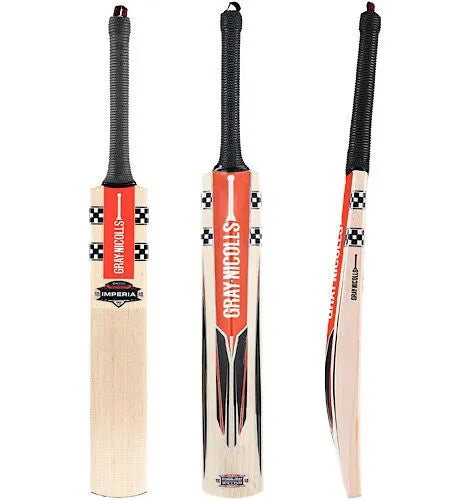 Full multi-angle profile view of CA Pro Limited Edition English Willow Cricket Bat with silver grip at Alberta Cricket Store.