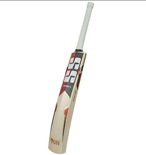 Front and rear view of MRF Genius Prince English Willow Cricket Bat 2026