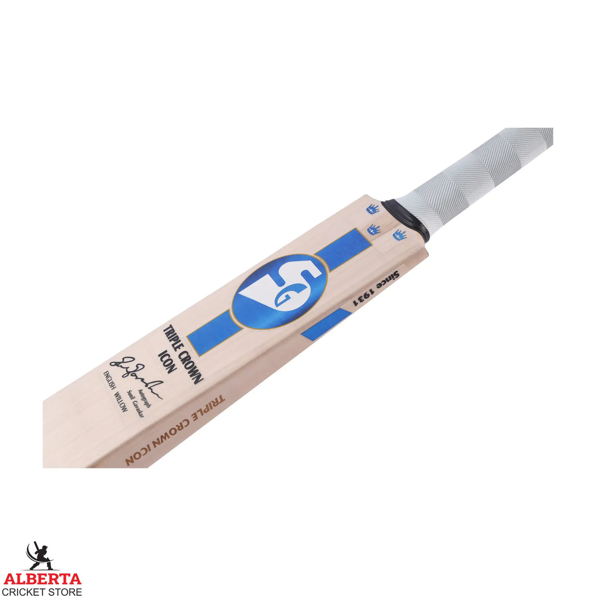 SG Triple Crown Icon English Willow Cricket Bat-SH End of season deals