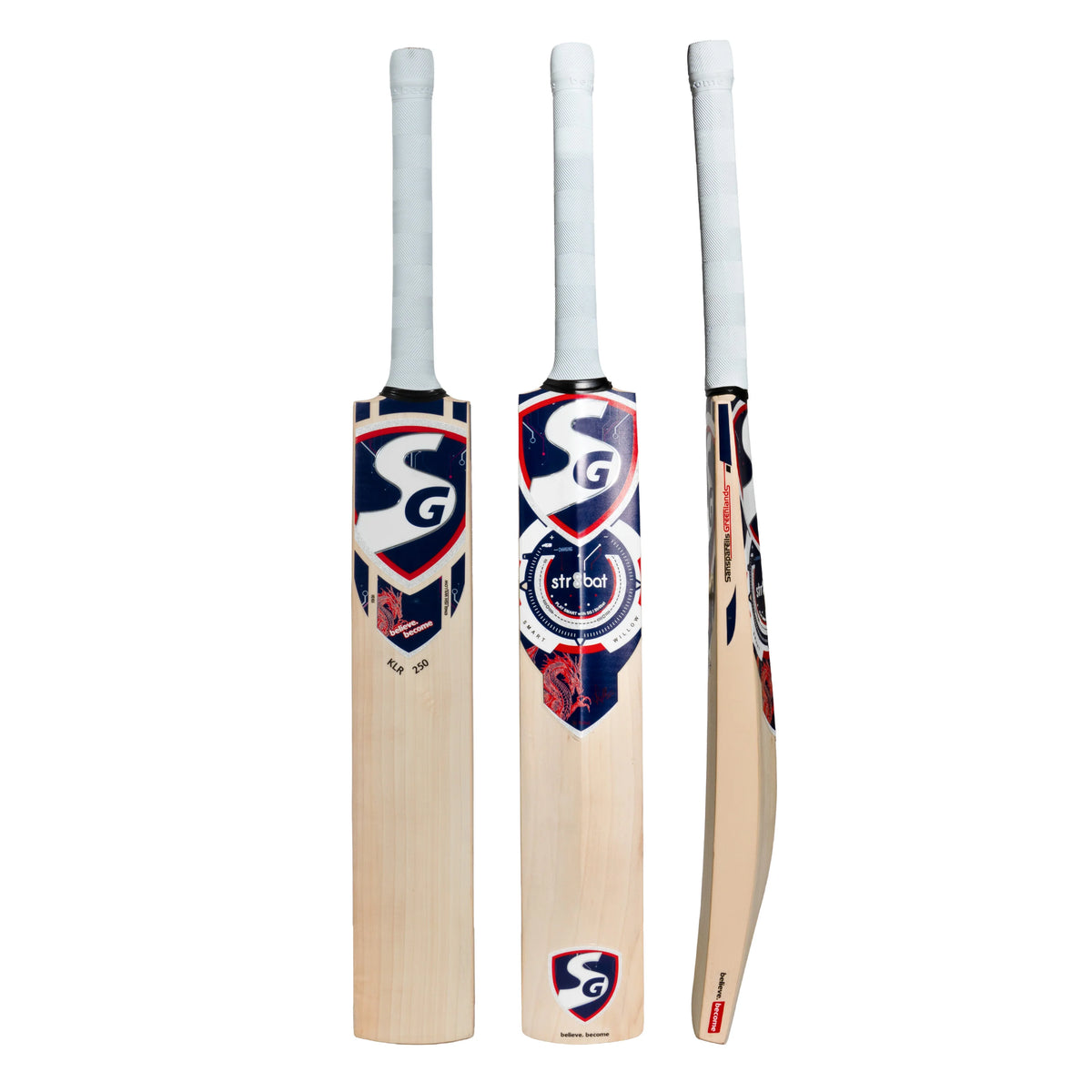 SG KLR 250 English Willow Cricket Bat product view at Alberta Cricket Store