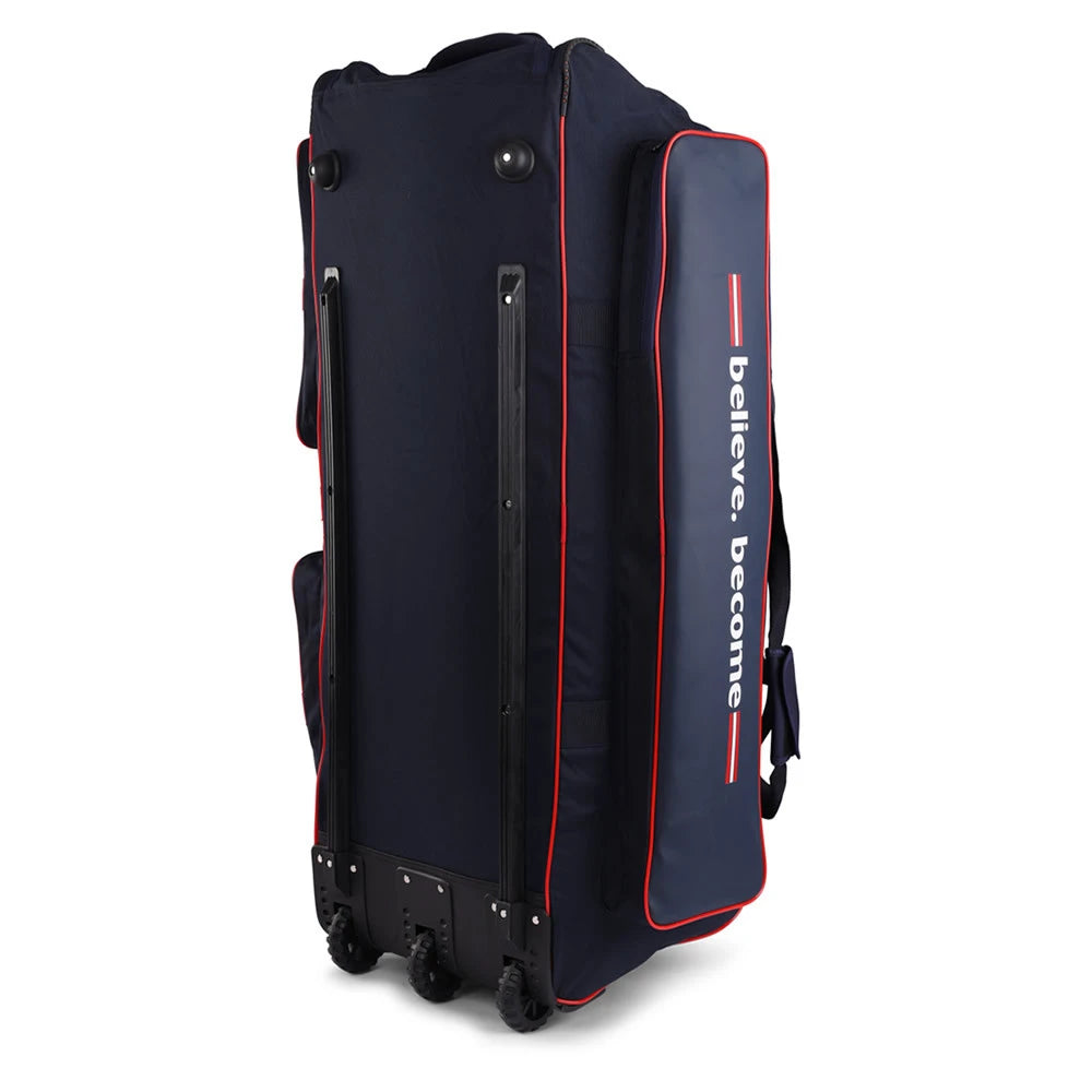 SG RP 2.0 Premium Wheelie Cricket Kitbag Cricket Trolley Bag with Wheels, Bat Compartment, Heavy-Duty Base, and Ample St