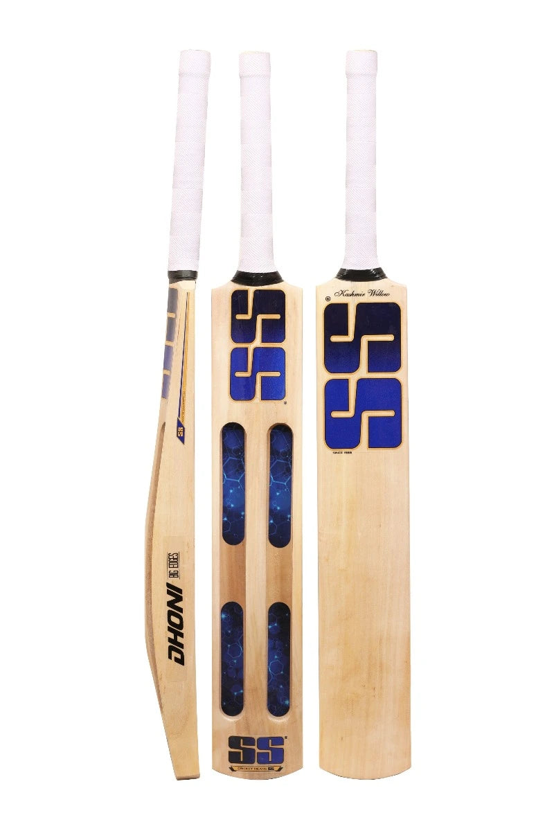 SS Dhoni Players jumbo Kashmir Willow Cricket Scoop Bat (SH)