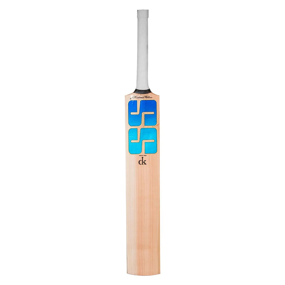 SS DK 19 jumbo Kashmir Willow Cricket Scoop Bat -SH  + EXTRA GRIP + FREE GIFT NIVIA Heavy Red Tennis Ball (Box of 12)