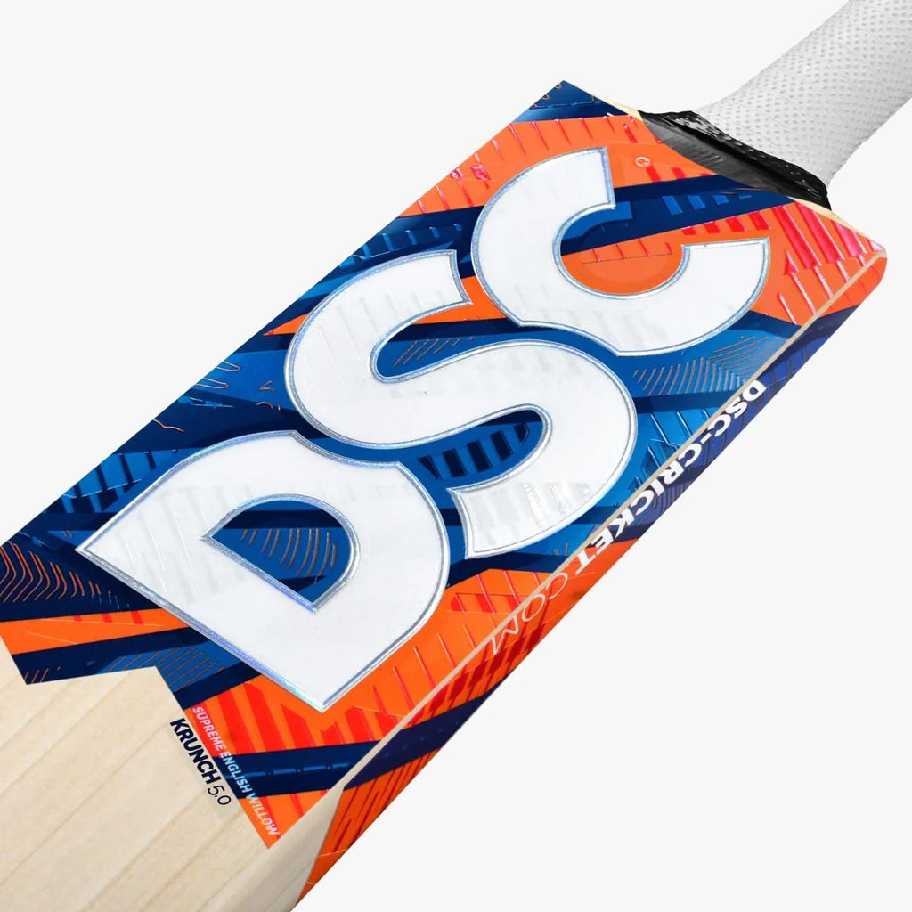 DSC Krunch 5.0 English Willow Bat Long Blade, Regular Handle (2026-2027) End of season deals