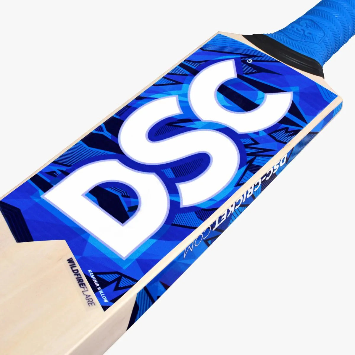 DSC Wildfire Flare Tennis Cricket Bat – SH | 34" Full Length + FREE Extra Grip + FREE NIVIA Heavy Red Tennis Ball (Box of 12)