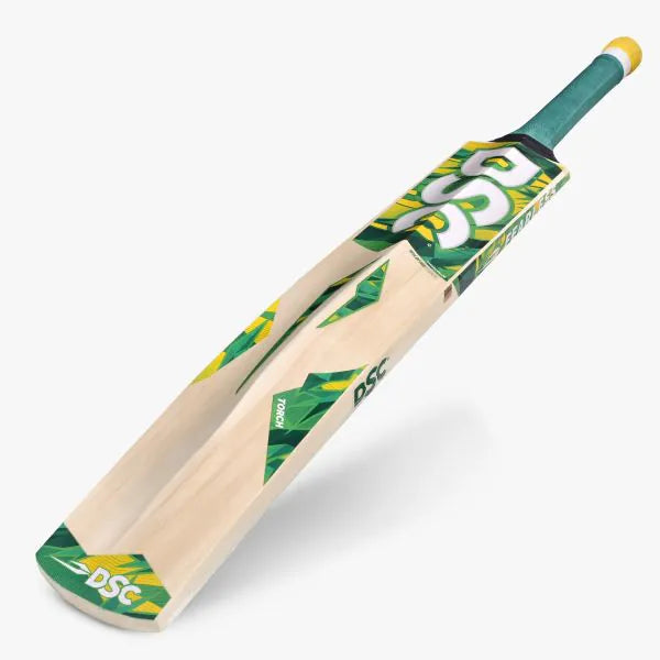DSC Wildfire Torch Tennis Cricket Bat – SH | 34" Full Length + FREE Extra Grip + FREE NIVIA Heavy Red Tennis Ball (Box of 12)