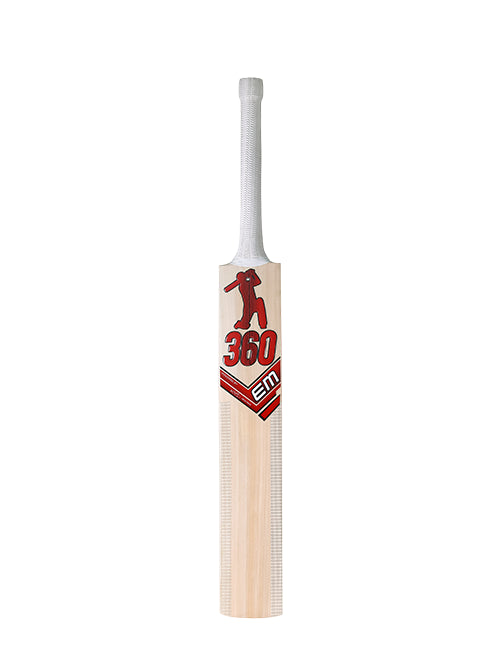 EM 360 Bold Cricket Bat (2026) SIZE SH – FREE EXTRA GRIP you can play with Nivia and leather balls as well