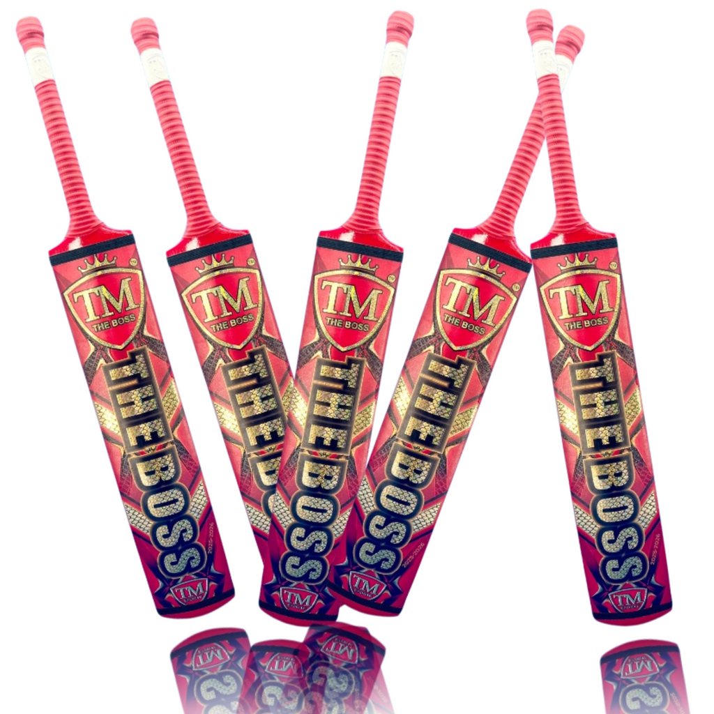 TM The Boss Tape Ball Cricket Bat