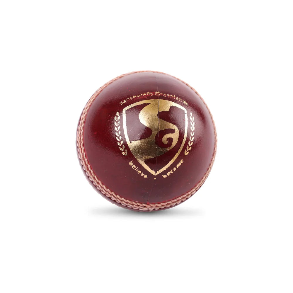 SG Test LE Red Leather Ball