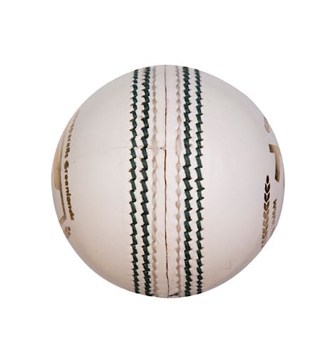 SG Test White Leather Ball