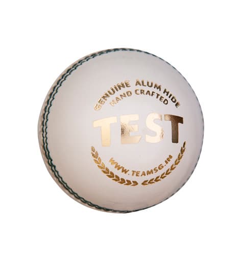 SG Test White Leather Ball