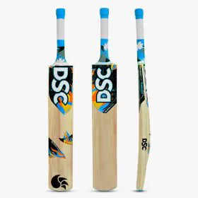 DSC Wildfire Sparx Tennis Cricket Bat – 34" Full Length + FREE Extra Grip + FREE NIVIA Heavy Red Tennis Ball (Box of 12)