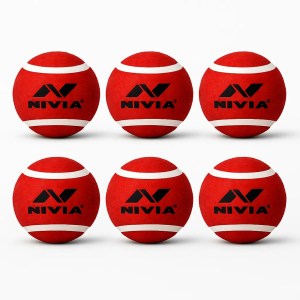 NIVIA TENNIS Ball Heavy Red ( Box Of 6 Balls )