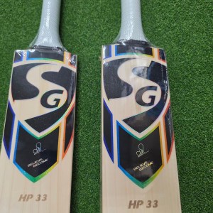 SG HP33 CRICKET PLAYERS BAT 2026 round toe FREE 20K machine knocking + scuff sheet + toe guard installation