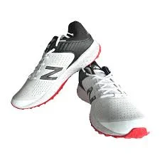 New Balance CK 4020 k4 Rubber Cricket Shoes - White/Red 2025