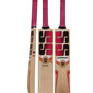 SS Gladiator Kashmir Willow Cricket Bat  -SH + FREE SG AB GAURD WITH STRAP + EXTRA GRIP + FREE GIFT NIVIA Heavy Red Tennis Ball (Box of 12)