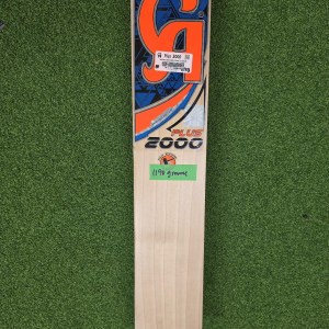 CA Plus 3000 Grade 3 English Willow cricket bat face view.